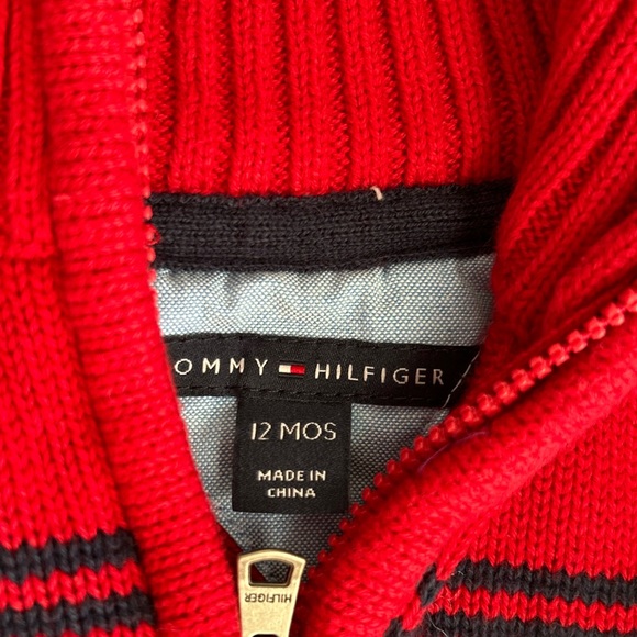 Tommy Hilfiger Toddler Boys Knit Sweater Size 12 Months - Picture 3 of 3